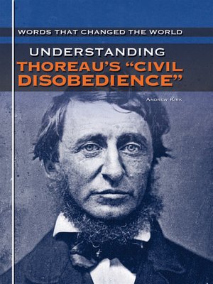 cover image of Understanding Thoreau's Civil Disobedience